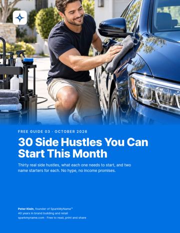 Cover of 30 Side Hustles You Can Start This Month